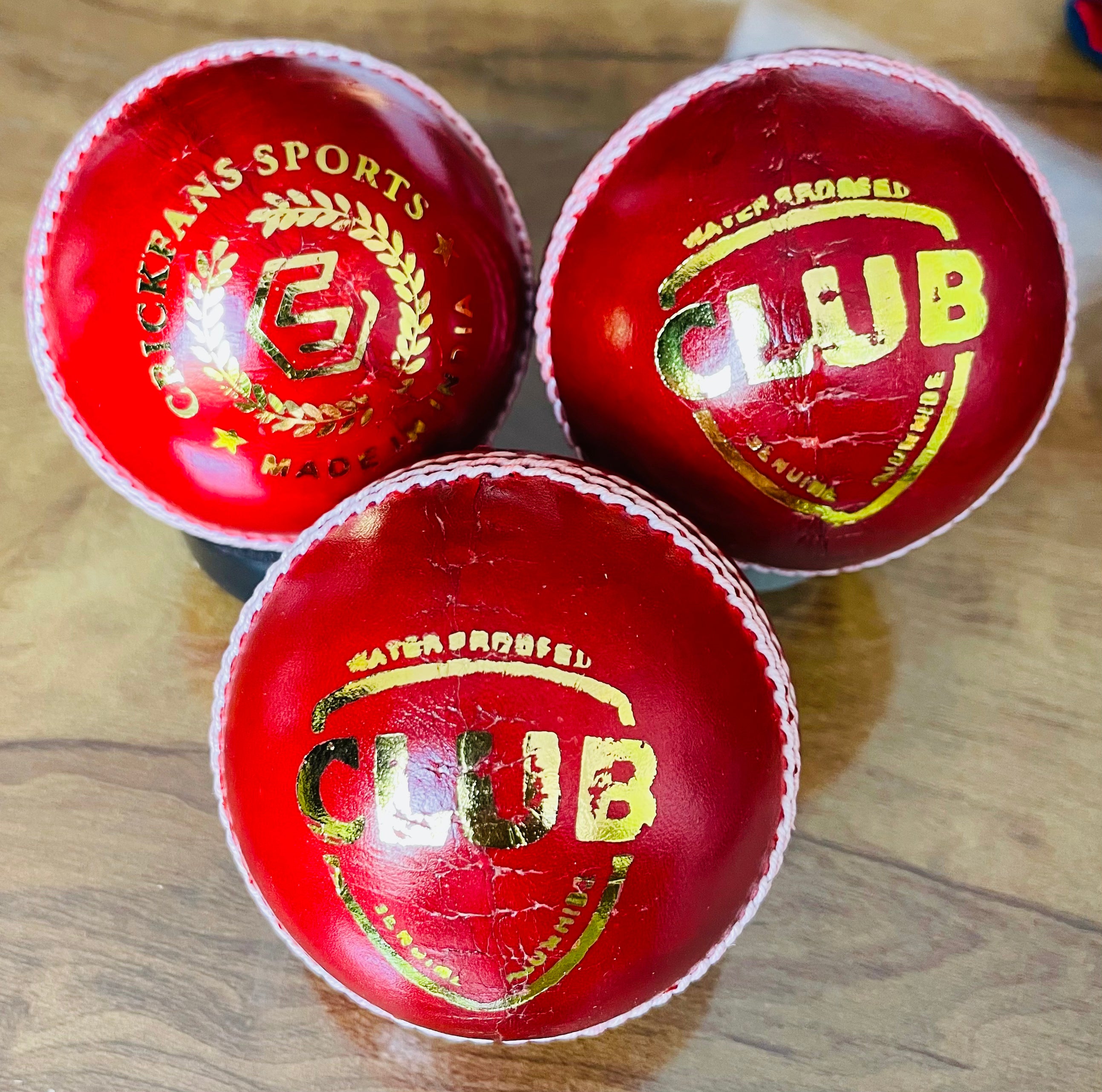 Cricket Leather Ball 4 piece - Club